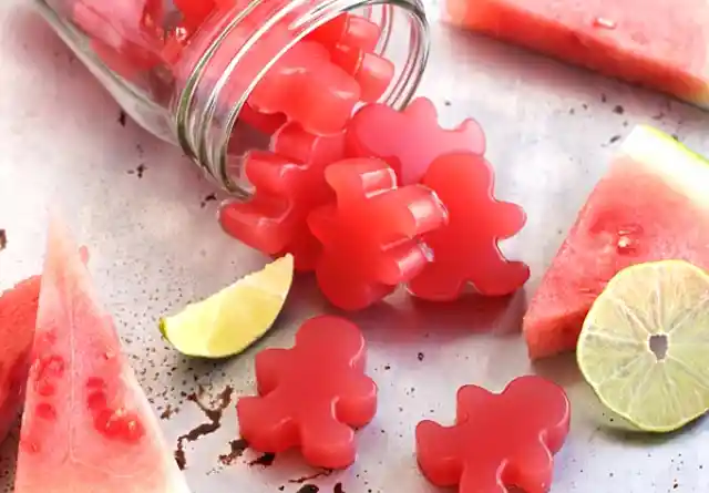 Homemade Watermelon Gummies