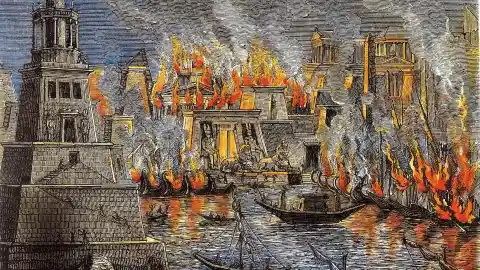 The Burning of the Great Library