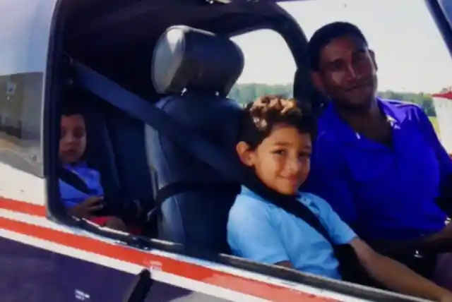 To Save His Two Young Sons A Father Reacts Quickly To An Emergency While In The Air