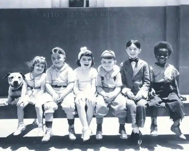 The crew of "The Little Rascals," 1935.