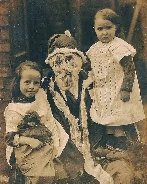Santa Claus costume from the early 1900s.