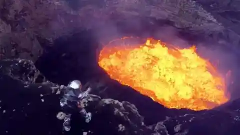 The Vanuatu Volcano In Action