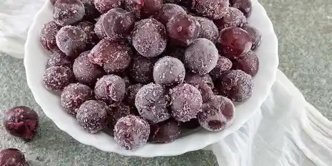 8 – Wine Marinated Frozen Grapes