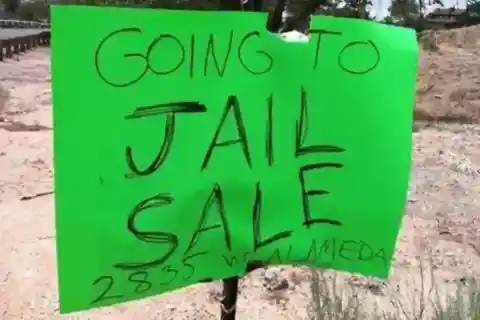 Jail sale!