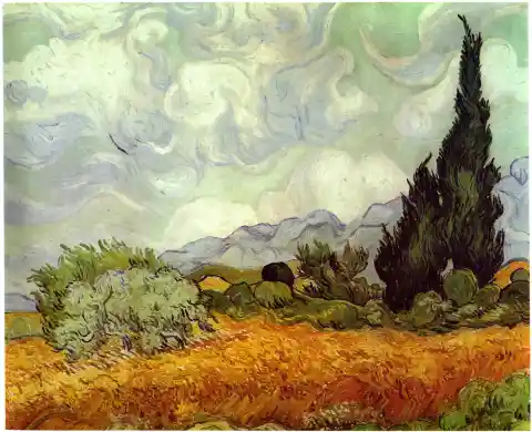 Van Gogh’s Cypresses --- The Met, New York