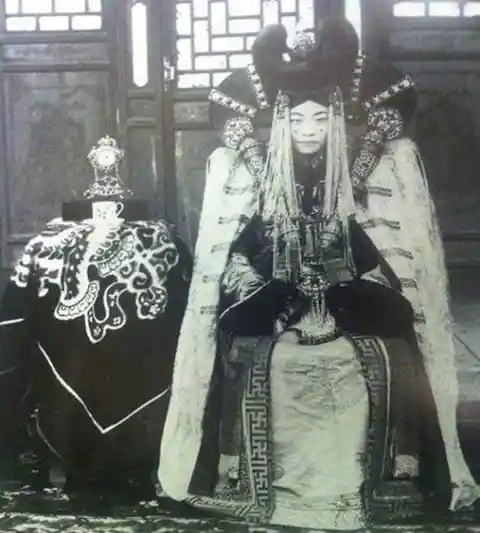 Khalkha noblewoman from Mongolia, 1908.