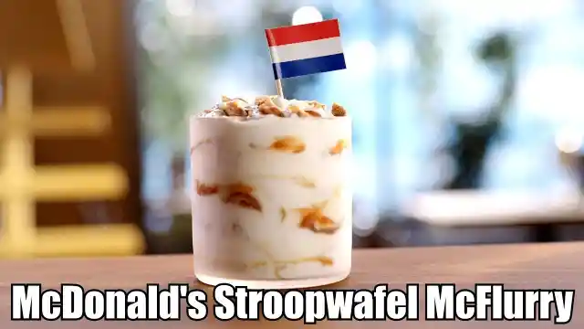 Stroopwafel
McFlurry, Netherlands