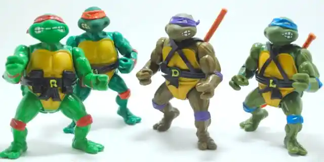 12. Teenage Mutant Ninja Turtles 1980s Actions Figures