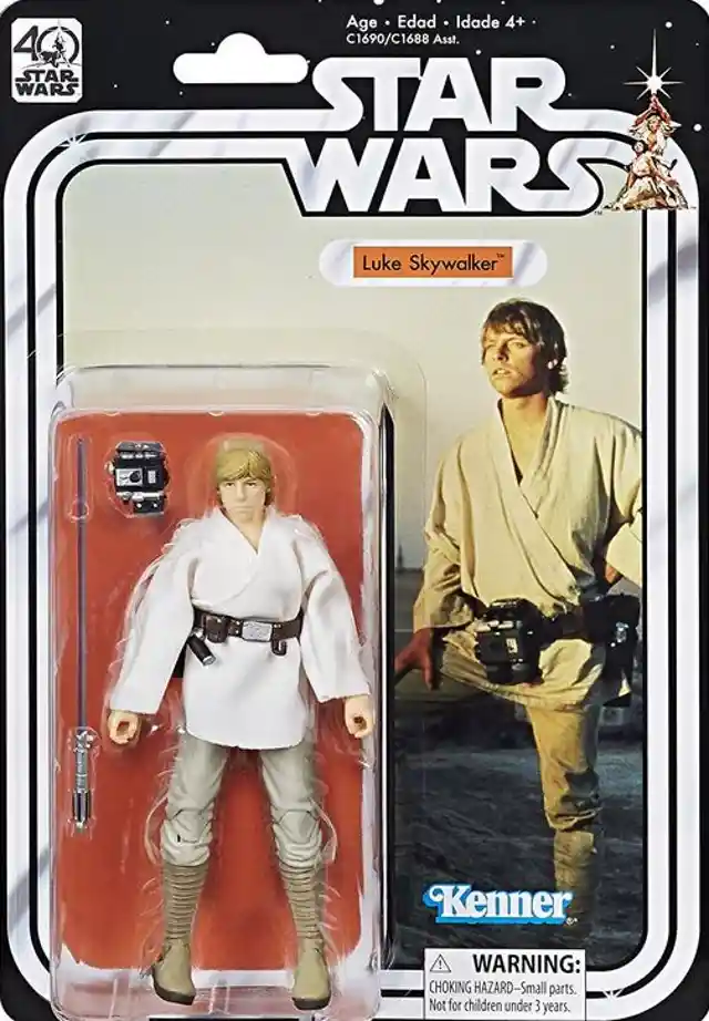 28. Luke Skywalker Action Figure circa 1978