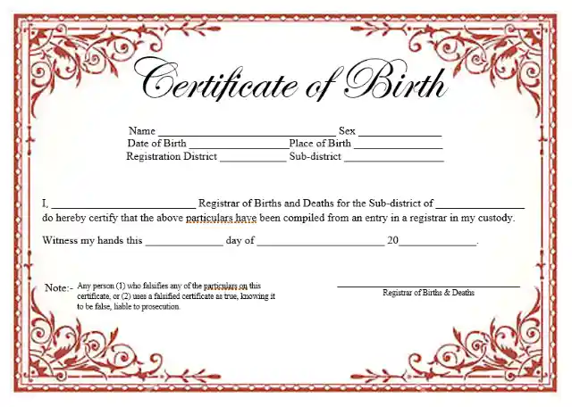 Changing the Birth Certificate