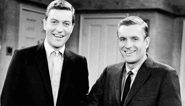 Dick and Jerry Van Dyke on the set of The Dick Van Dyke Show in 1962.