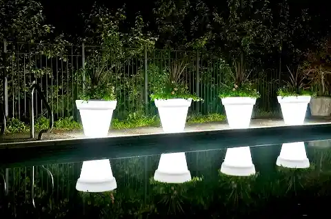 39. Glow-in-the-dark Paint for Outdoor Planters