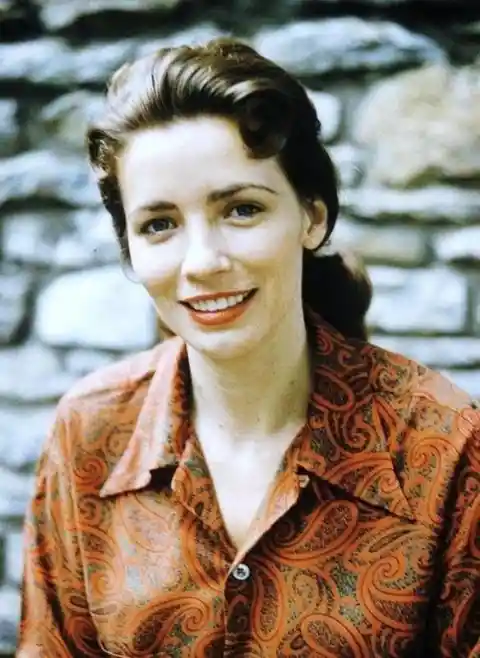 June Carter as a solo country music artist back in 1956.
