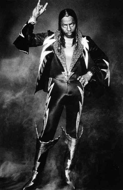 Rick James rocking out in 1978.