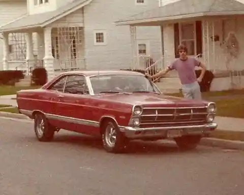 Here's a lucky guy with his cool 1967 Ford Fairlane back in 1978.