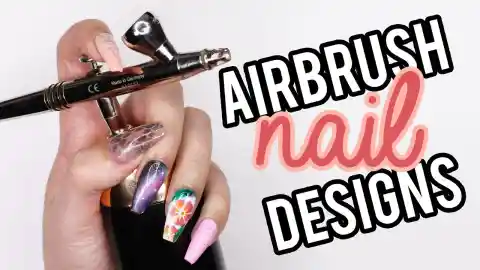 Airbrushed Nails